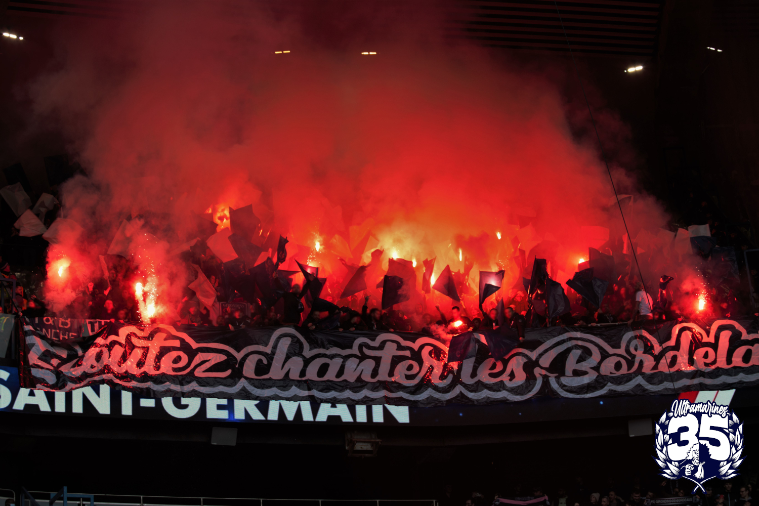 Autocollants Ultramarines Bordeaux 1987 - Stickers Ultras Girondins FCGB UB87, France